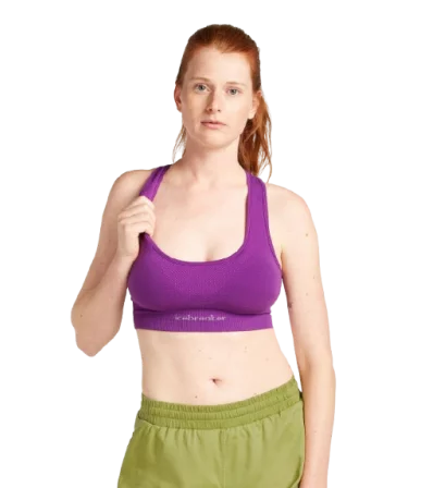 Спортен сутиен Icebreaker Merino Blend 260 ZoneKnit Seamless Bra Summer 2025