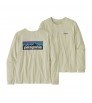 T-shirt Patagonia Long-Sleeved P-6 Logo Responsibili-Tee W's
