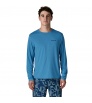 Patagonia Long-Sleeved Capilene Cool Daily Shirt - Boardshort Logo M's