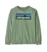 Детска Блуза Patagonia Kid's P-6 Logo Long- Sleeved T-Shirt
